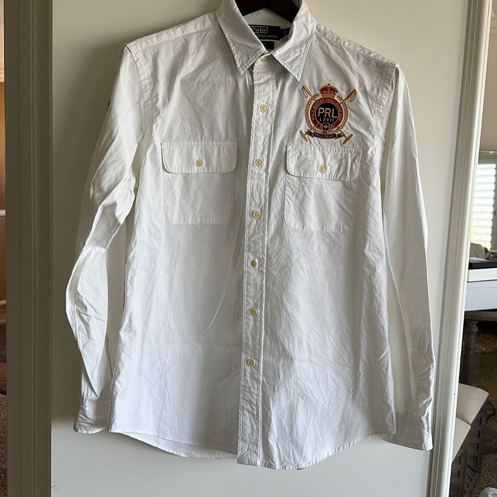 Polo Ralph Lauren Switzerland Winter Challenge Cup 2008 Button Shirt Mens Large - Picture 1 of 8